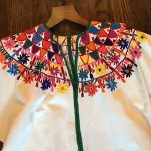 Colorful Embroidered Women's Dress